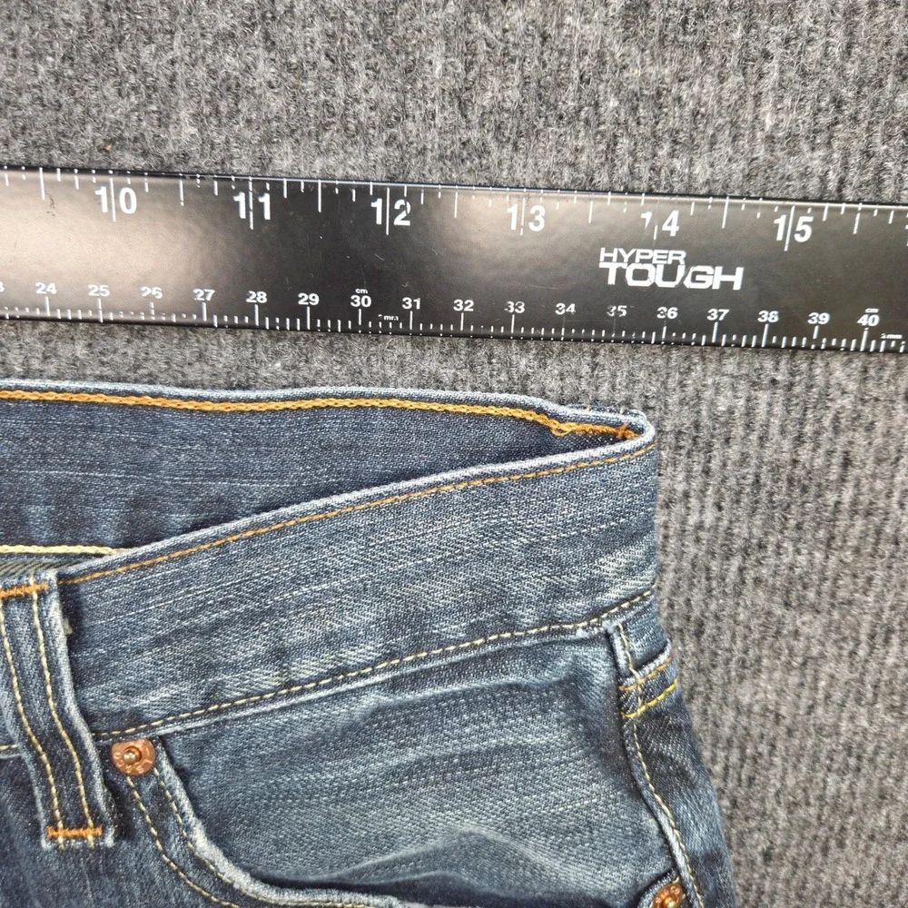 Levis 501 Mens 30x30 Blue Cotton Original Straight Fit Button Fly Denim Jeans
